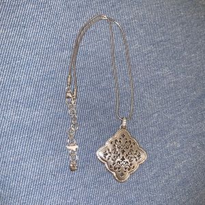 BRIGHTON silver filigree necklace
